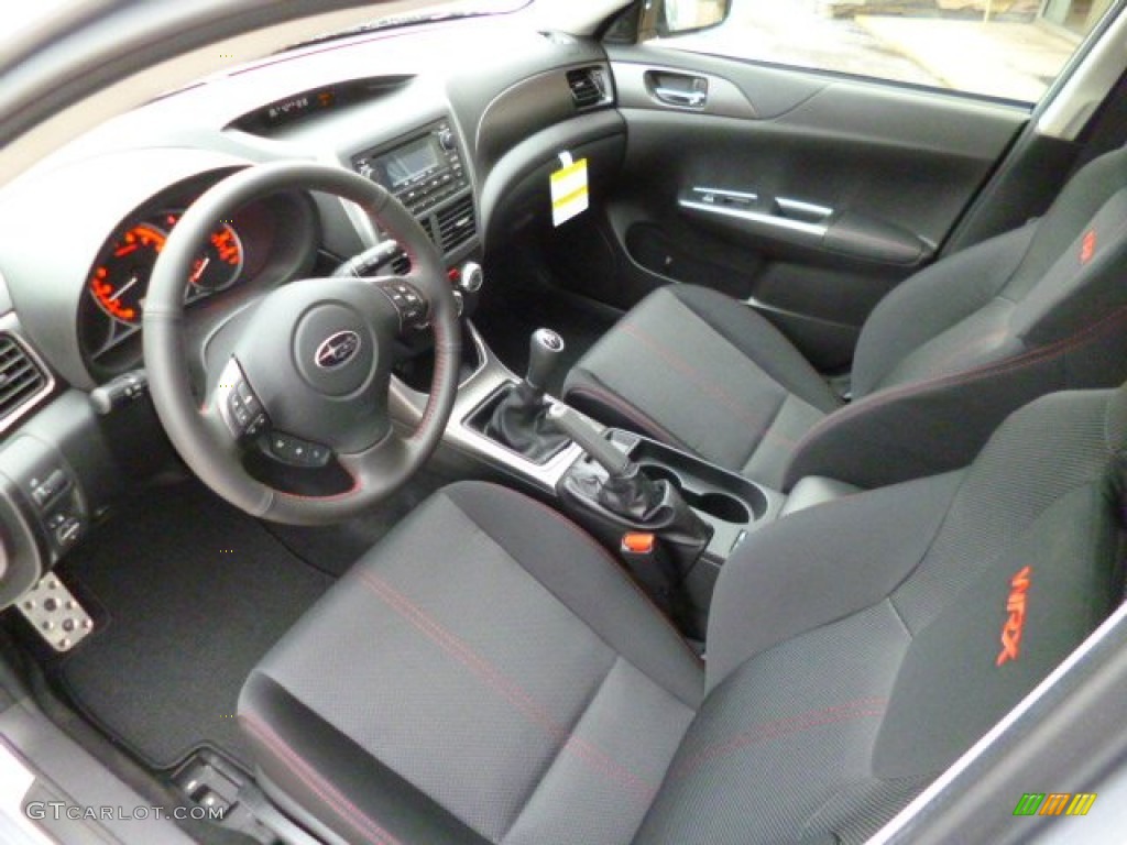 Black Interior 2014 Subaru Impreza WRX Premium 4 Door Photo #89897170