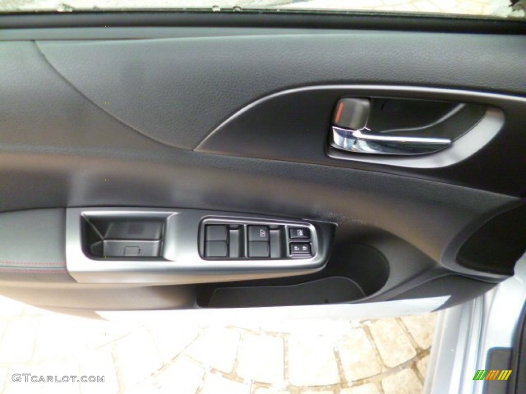 2014 Subaru Impreza WRX Premium 4 Door Black Door Panel Photo #89897191