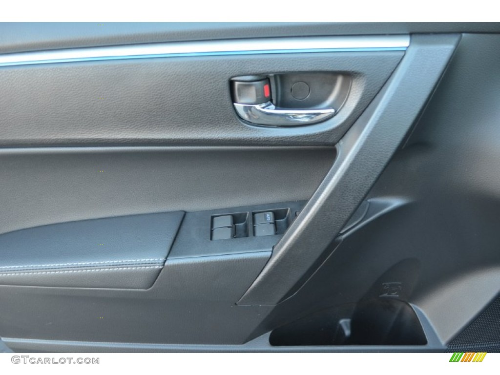 2014 Toyota Corolla S Black Door Panel Photo #89897302
