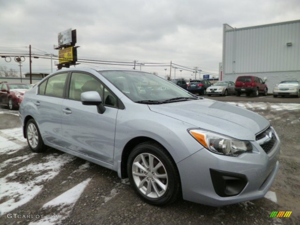 2014 Impreza 2.0i Premium 4 Door - Ice Silver Metallic / Black photo #1