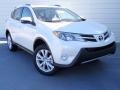 2014 Blizzard White Pearl Toyota RAV4 Limited  photo #2