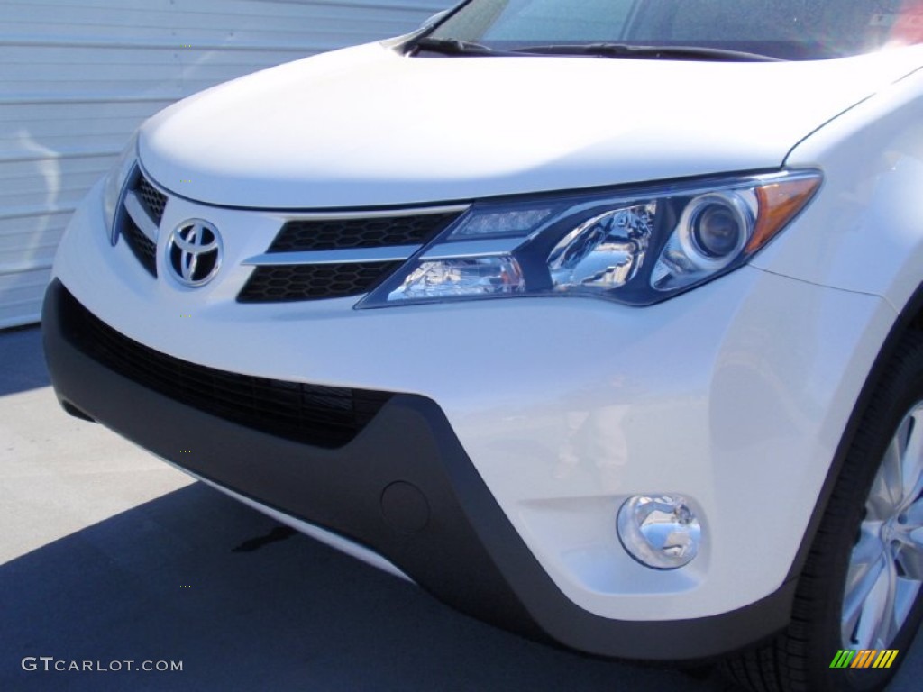 2014 RAV4 Limited - Blizzard White Pearl / Ash photo #8