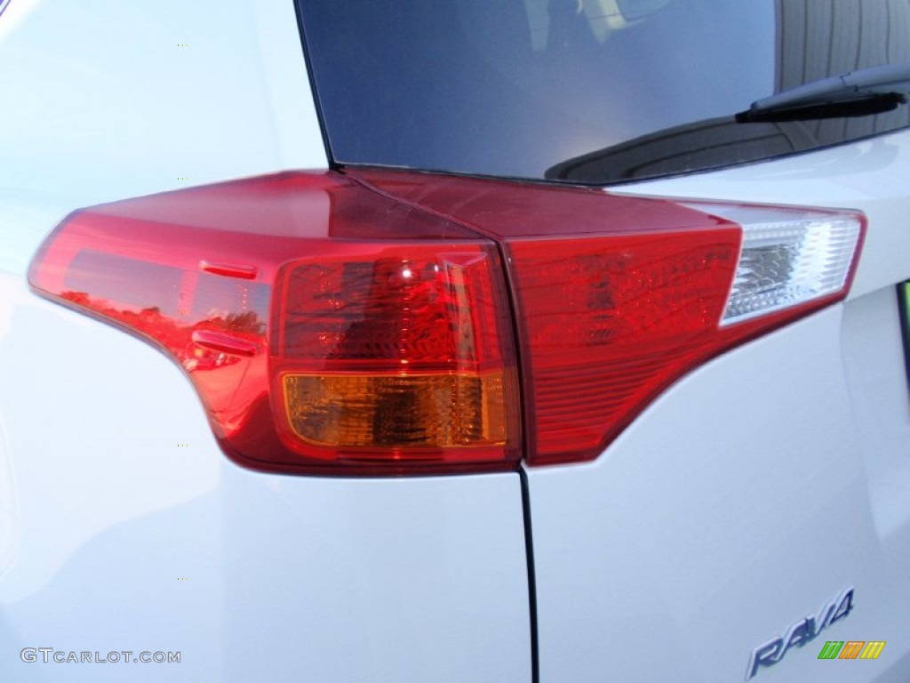 2014 RAV4 Limited - Blizzard White Pearl / Ash photo #10