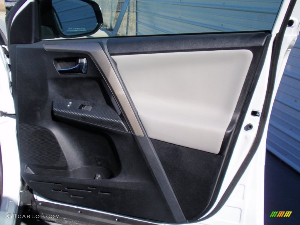 2014 RAV4 Limited - Blizzard White Pearl / Ash photo #14