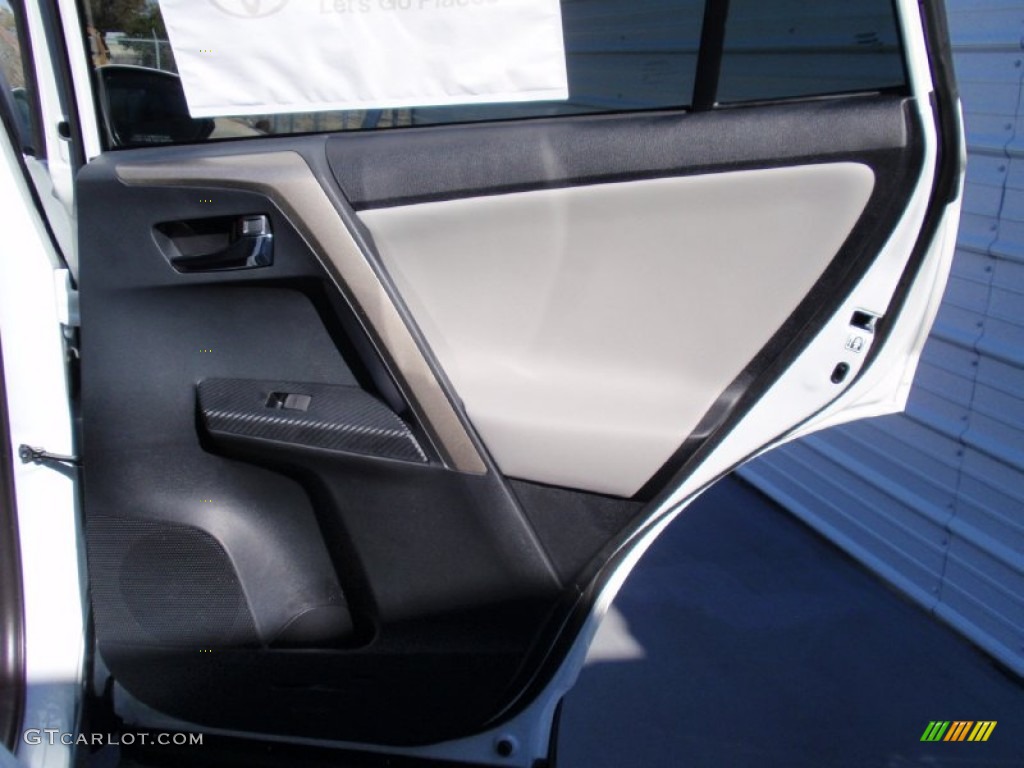 2014 RAV4 Limited - Blizzard White Pearl / Ash photo #17