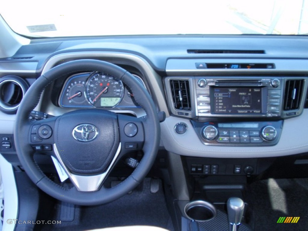 2014 RAV4 Limited - Blizzard White Pearl / Ash photo #29