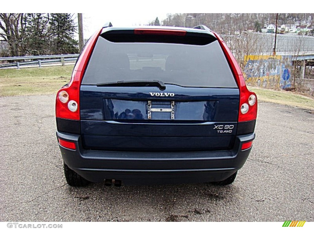 2004 XC90 T6 AWD - Nautic Blue Metallic / Taupe/Light Taupe photo #5