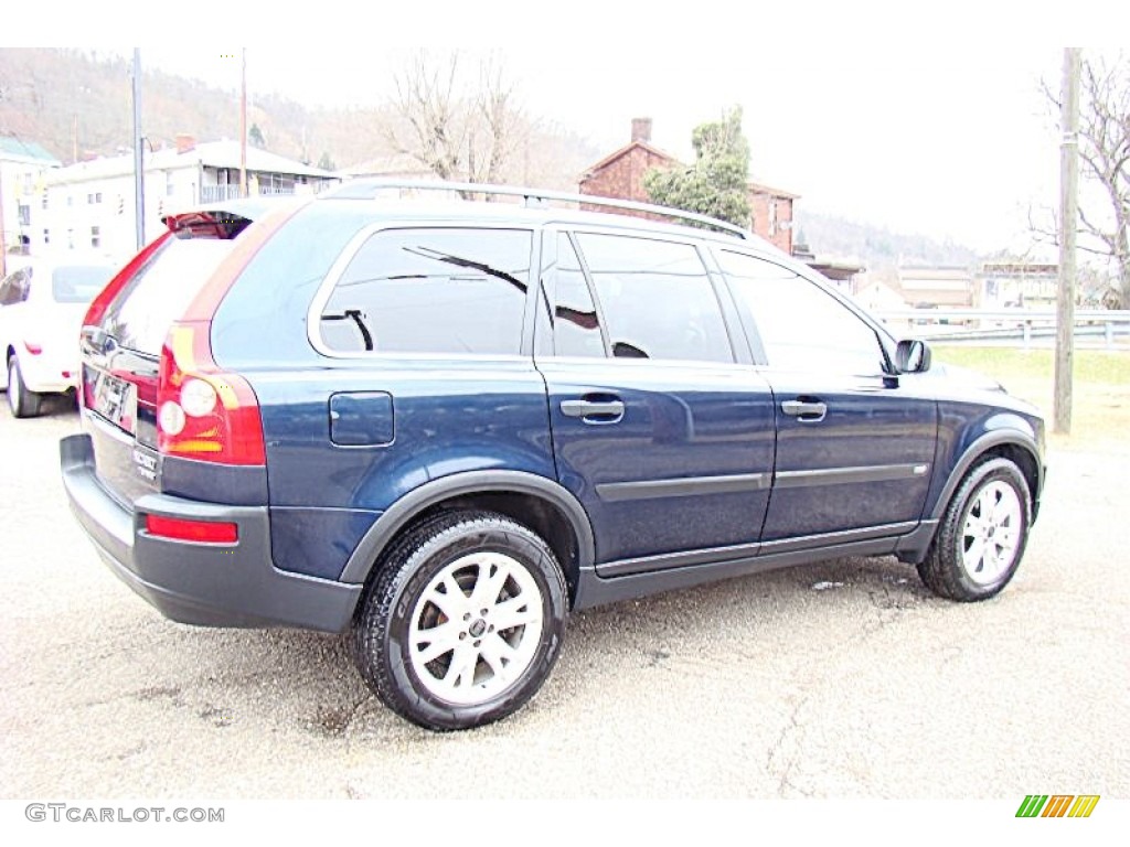 2004 XC90 T6 AWD - Nautic Blue Metallic / Taupe/Light Taupe photo #7