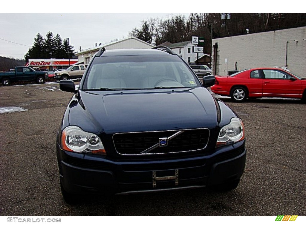 2004 XC90 T6 AWD - Nautic Blue Metallic / Taupe/Light Taupe photo #12