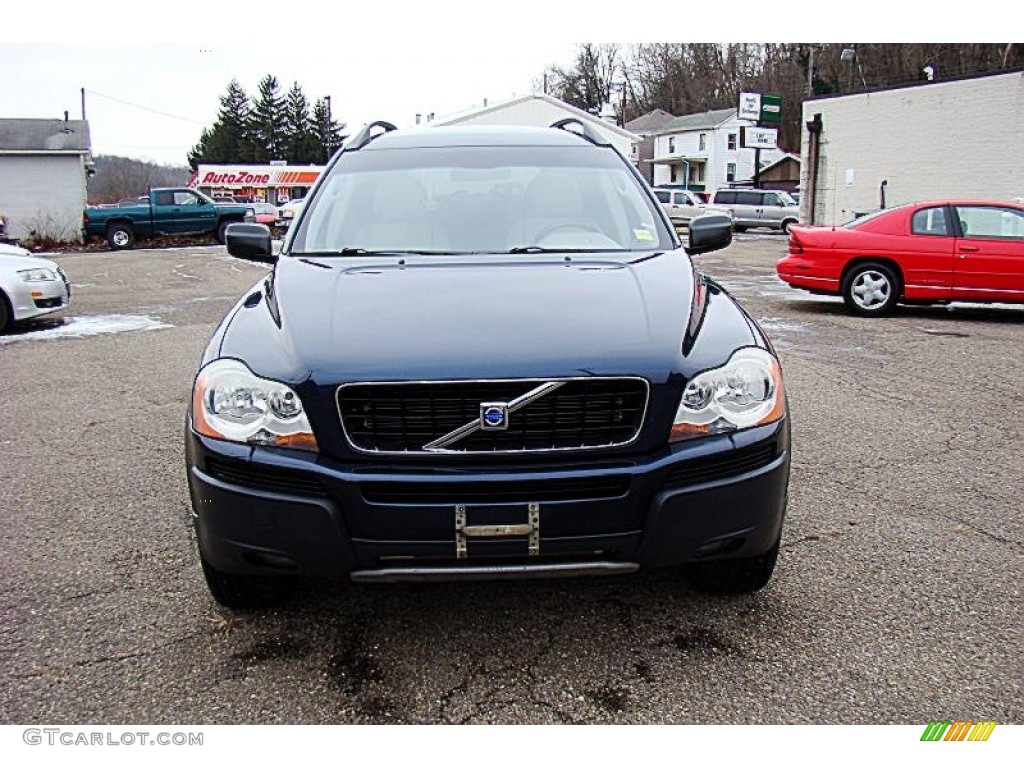 2004 XC90 T6 AWD - Nautic Blue Metallic / Taupe/Light Taupe photo #13