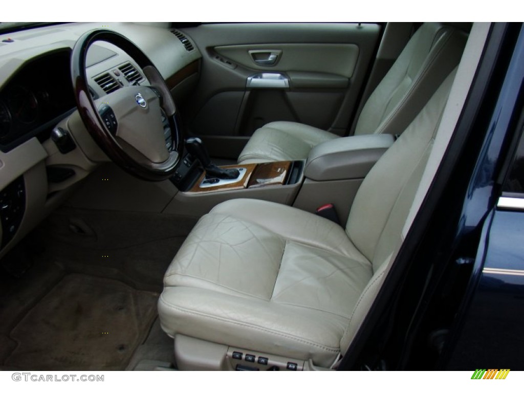 2004 XC90 T6 AWD - Nautic Blue Metallic / Taupe/Light Taupe photo #17