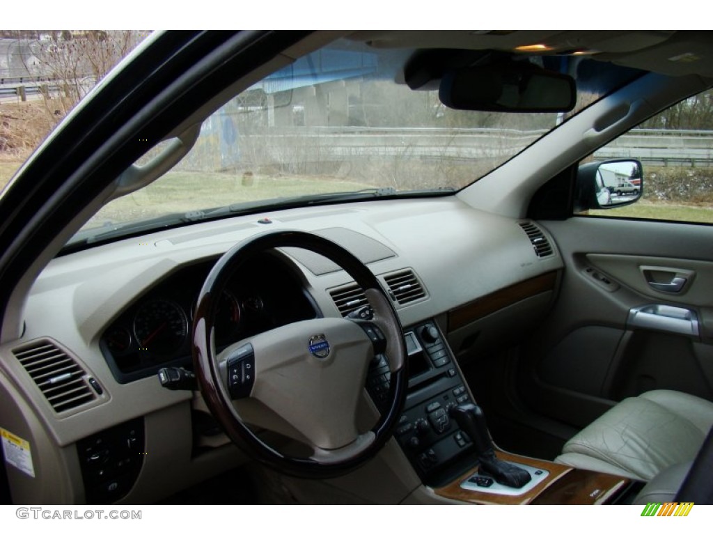 2004 XC90 T6 AWD - Nautic Blue Metallic / Taupe/Light Taupe photo #18