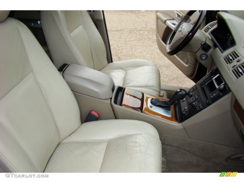 2004 XC90 T6 AWD - Nautic Blue Metallic / Taupe/Light Taupe photo #35