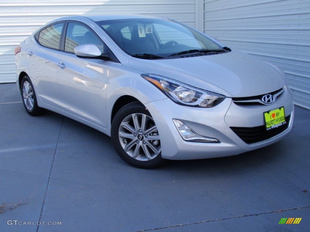 2014 Elantra SE Sedan - Silver / Gray photo #2