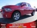 2014 Flame Red Ram 1500 Sport Crew Cab  photo #1