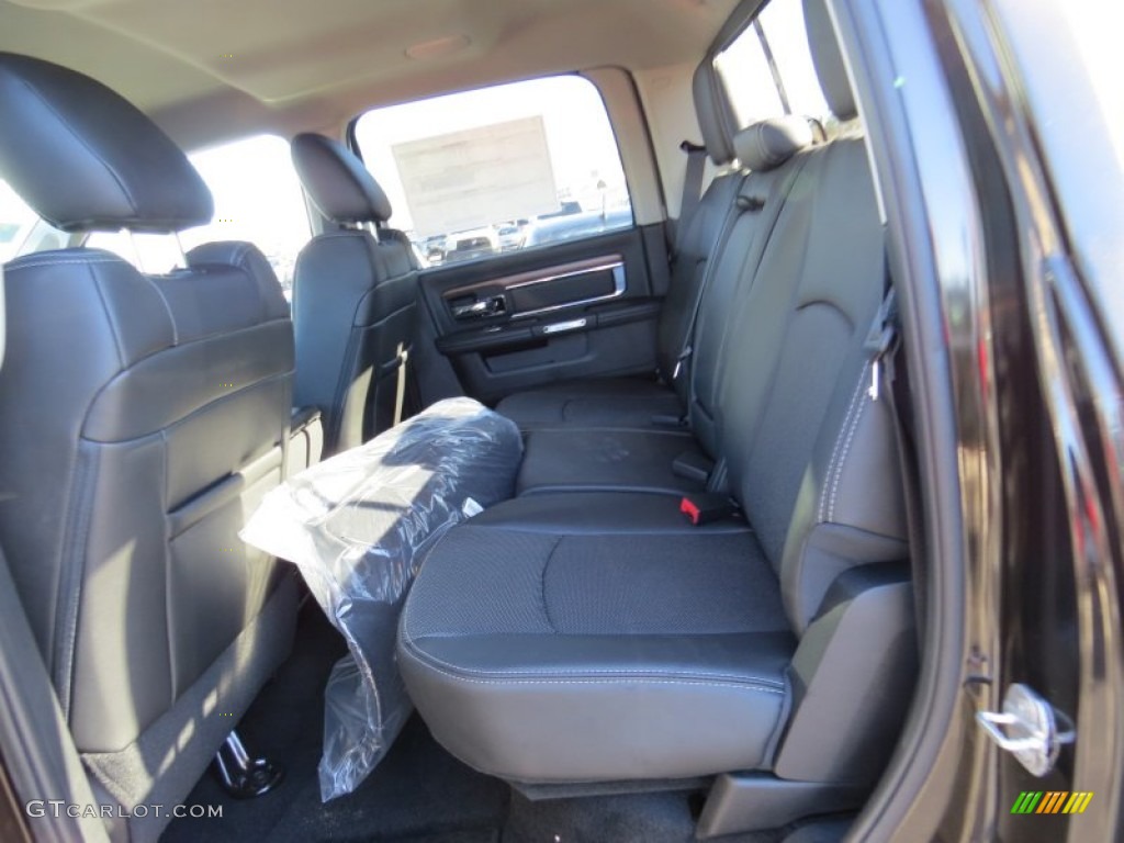 2014 Ram 1500 Laramie Crew Cab Rear Seat Photo #89900134