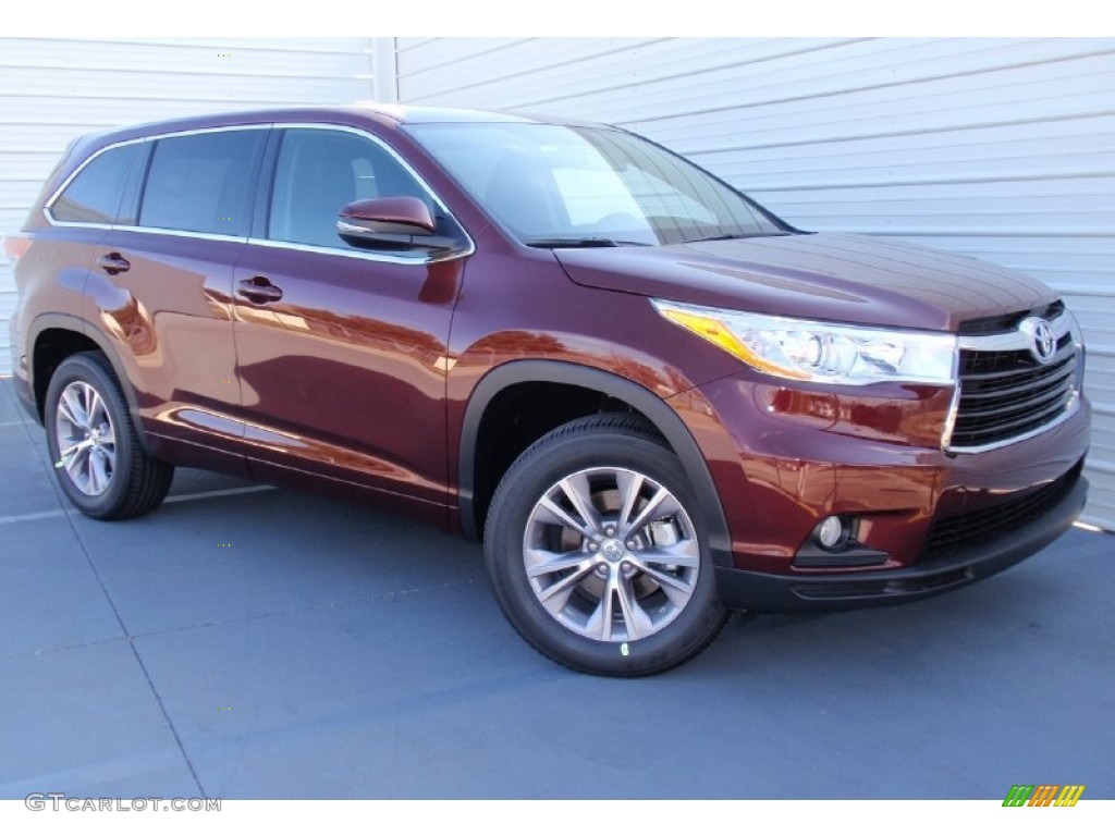 Moulin Rouge Mica 2014 Toyota Highlander LE Exterior Photo #89900164