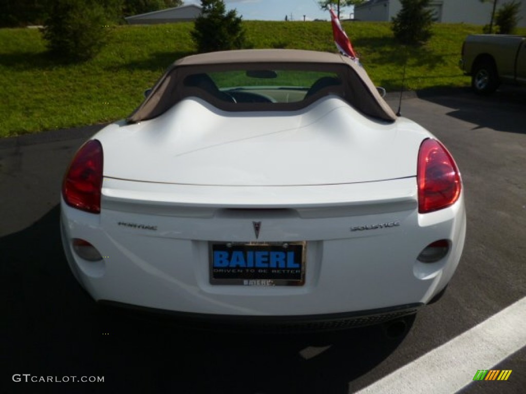 2007 Solstice Roadster - Pure White / Steel/Sand photo #6