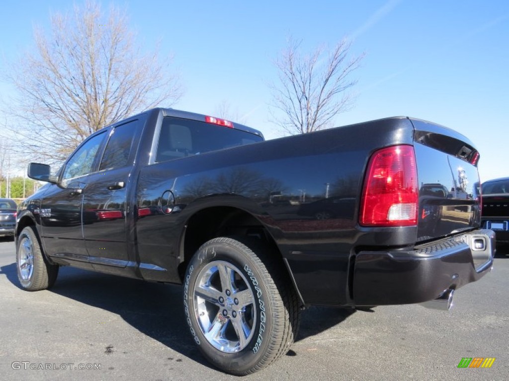 2014 1500 Express Quad Cab - Maximum Steel Metallic / Black/Diesel Gray photo #2