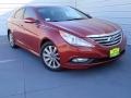 2014 Venetian Red Hyundai Sonata Limited  photo #1