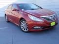 2014 Venetian Red Hyundai Sonata Limited  photo #2