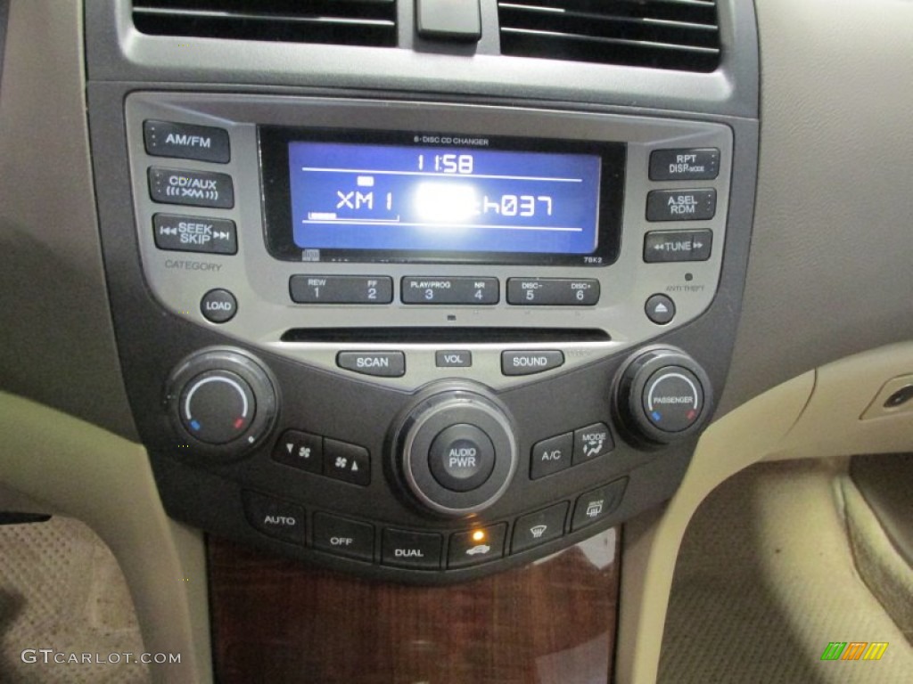 2007 Accord EX-L V6 Sedan - Desert Mist Metallic / Ivory photo #12