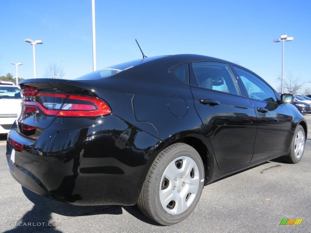 Pitch Black 2014 Dodge Dart SE Exterior Photo #89903290