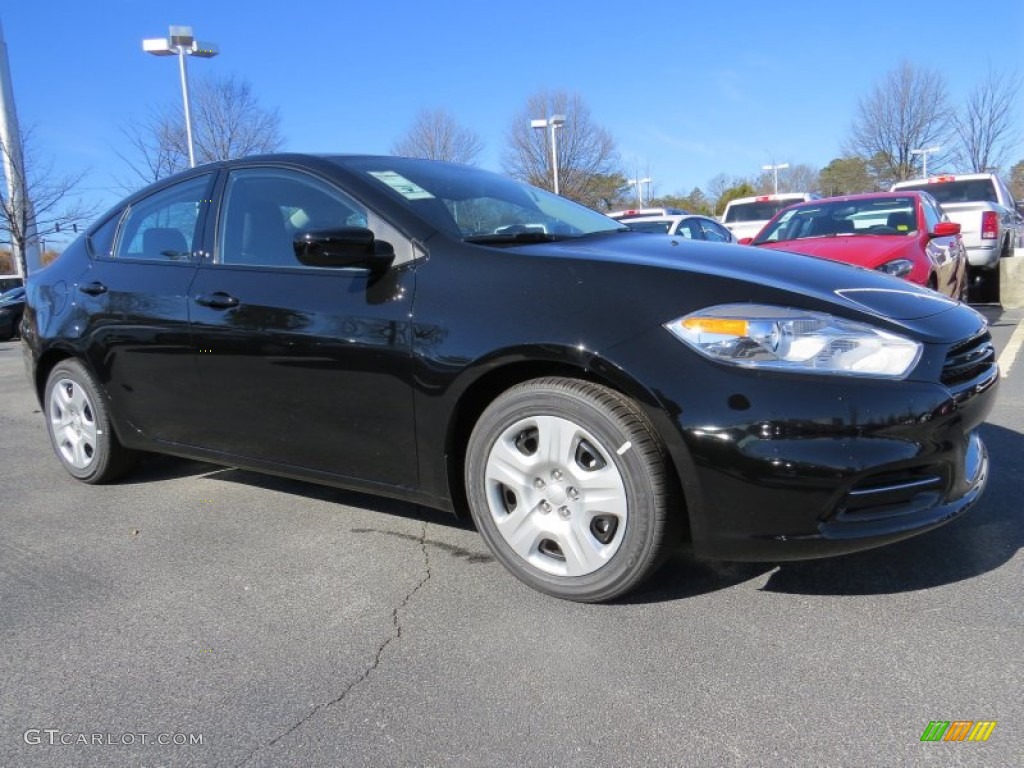 Pitch Black 2014 Dodge Dart SE Exterior Photo #89903305