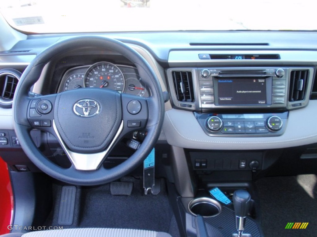 2014 Toyota RAV4 XLE Ash Dashboard Photo #89903374