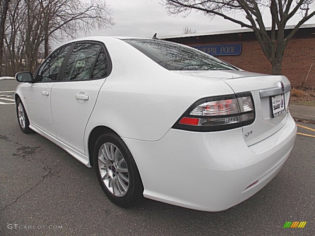 2011 9-3 2.0T Sport Sedan - Arctic White / Parchment photo #3