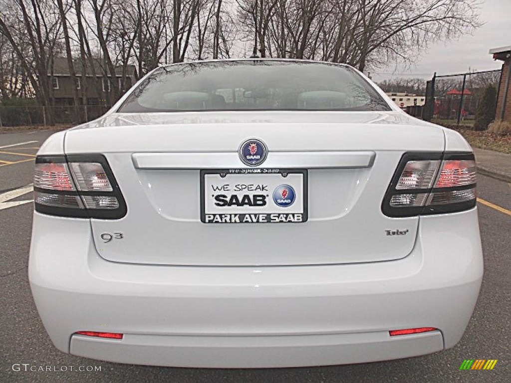 2011 9-3 2.0T Sport Sedan - Arctic White / Parchment photo #4