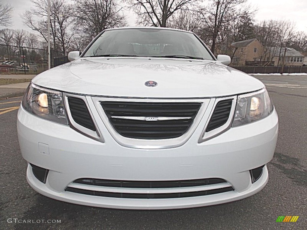 2011 9-3 2.0T Sport Sedan - Arctic White / Parchment photo #8