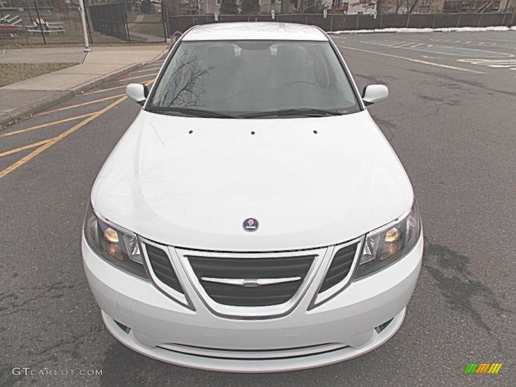 2011 9-3 2.0T Sport Sedan - Arctic White / Parchment photo #9