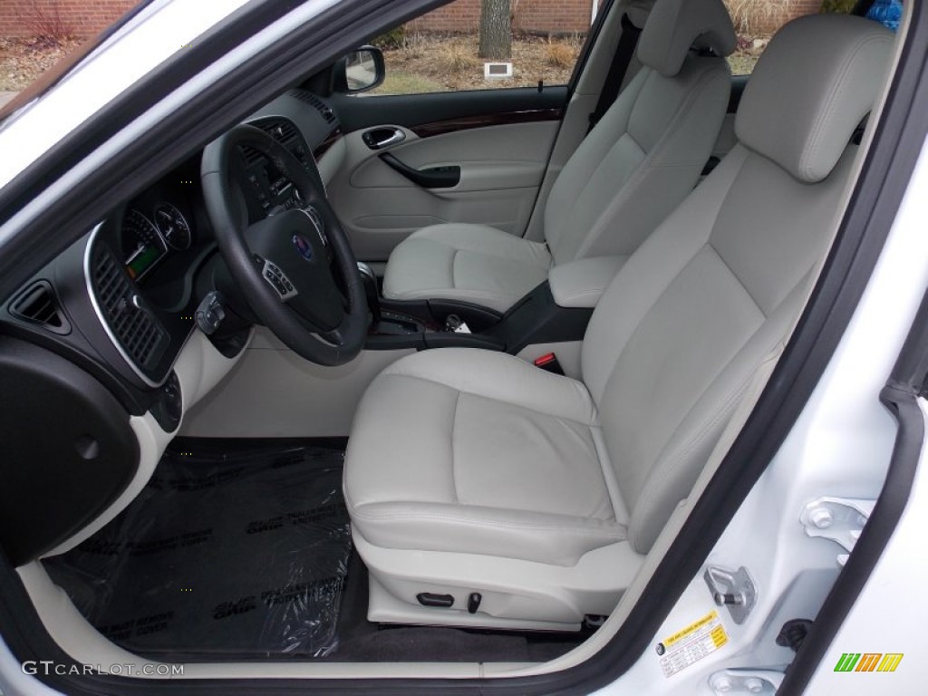 2011 9-3 2.0T Sport Sedan - Arctic White / Parchment photo #12