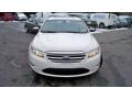 2010 White Platinum Metallic Tri-Coat Ford Taurus Limited AWD  photo #2