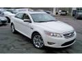 2010 White Platinum Metallic Tri-Coat Ford Taurus Limited AWD  photo #3