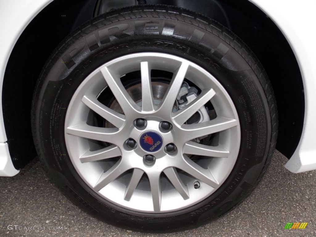 2011 9-3 2.0T Sport Sedan - Arctic White / Parchment photo #24