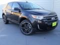 2014 Tuxedo Black Ford Edge SEL  photo #2