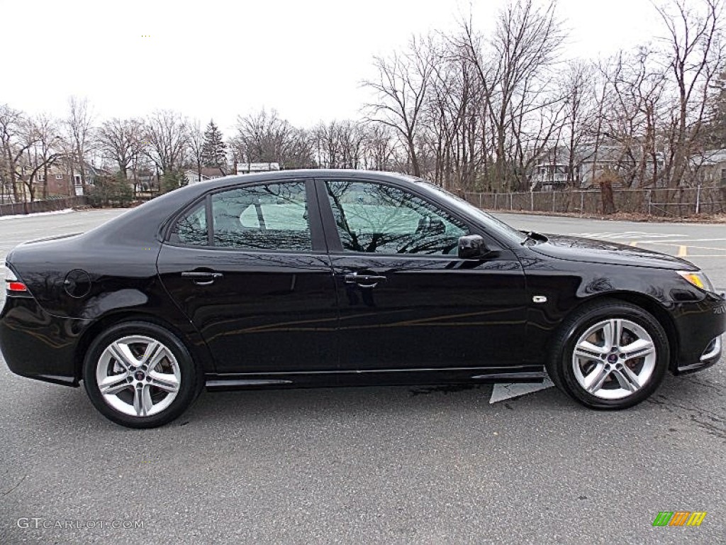 Black 2009 Saab 9-3 Aero XWD Sport Sedan Exterior Photo #89904877