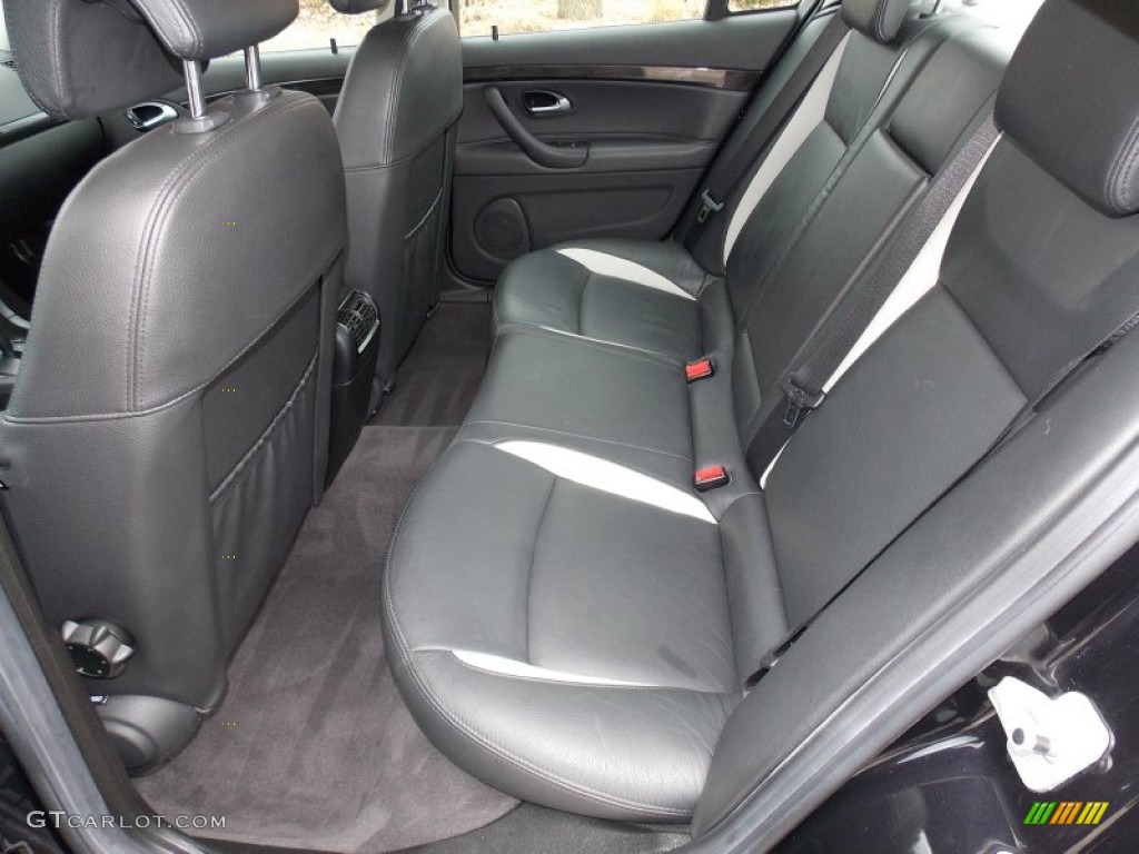 Black/Parchment Interior 2009 Saab 9-3 Aero XWD Sport Sedan Photo #89905219