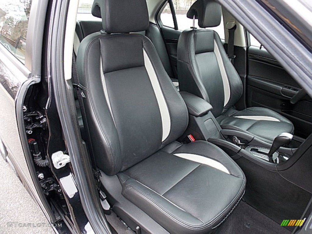 Black/Parchment Interior 2009 Saab 9-3 Aero XWD Sport Sedan Photo #89905273