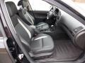 2009 Saab 9-3 Black/Parchment Interior Front Seat Photo