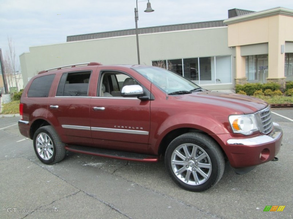 2008 Aspen Limited 4WD - Cognac Crystal Pearl / Dark Slate Gray/Light Slate Gray photo #10