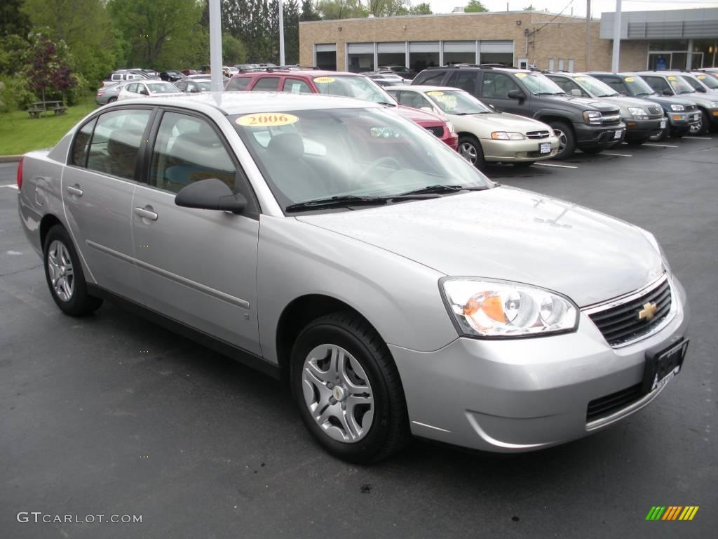 2006 Malibu LS Sedan - Silverstone Metallic / Titanium Gray photo #3