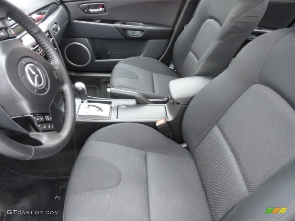 Black Interior 2009 Mazda MAZDA3 s Touring Sedan Photo #89905574