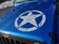 2014 Hydro Blue Pearl Jeep Wrangler Unlimited Sport 4x4  photo #2
