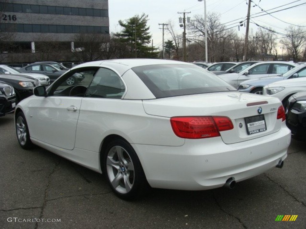 2013 3 Series 335i Convertible - Alpine White / Black photo #9