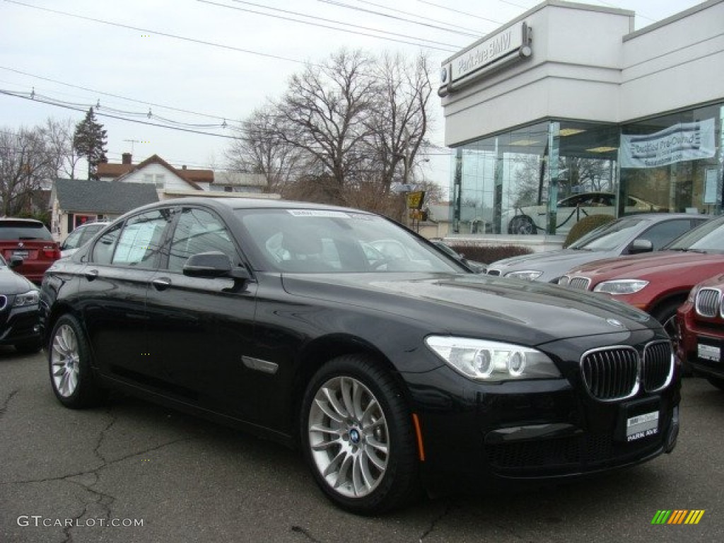 2013 7 Series 750i xDrive Sedan - Black Sapphire Metallic / Black photo #1