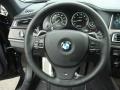 Black 2013 BMW 7 Series 750i xDrive Sedan Steering Wheel