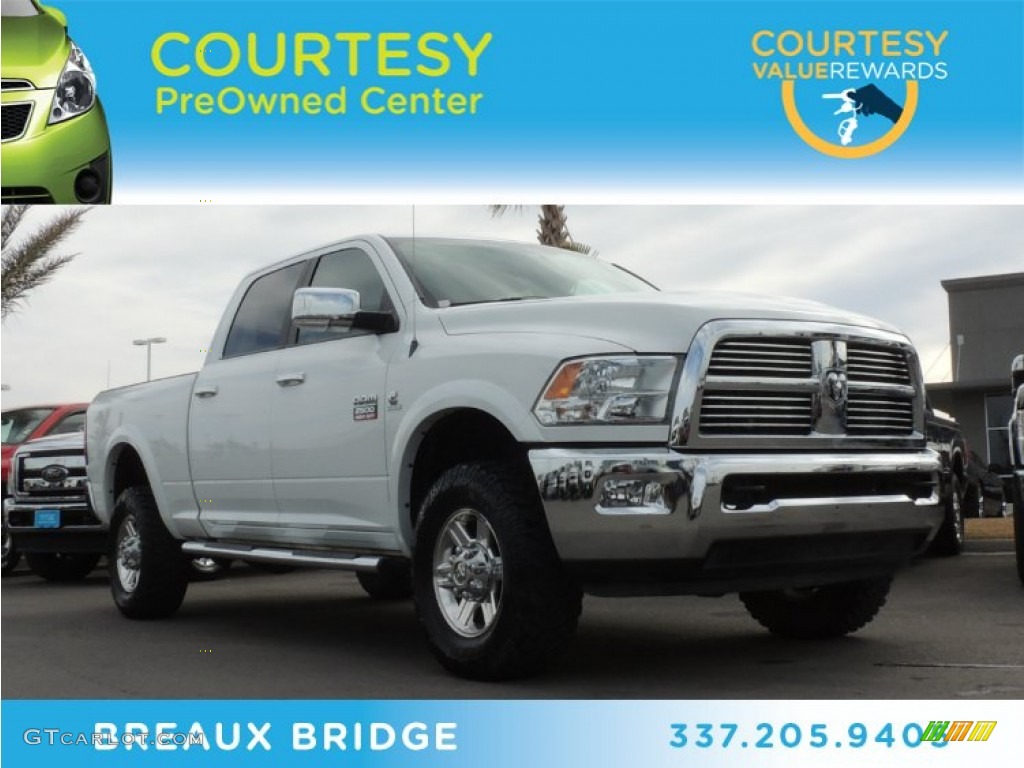 2012 Ram 2500 HD Laramie Crew Cab 4x4 - Bright White / Dark Slate photo #1